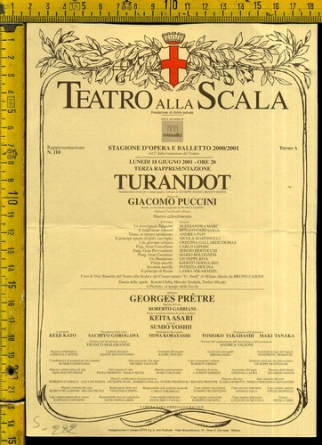 Teatro alla scala locandina - scala,
