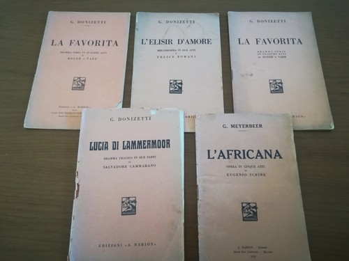 Teatro libretti d opera - -, d'opera