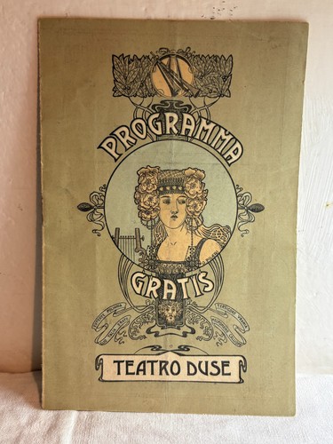 Raro programma vintage 1905 - raro,