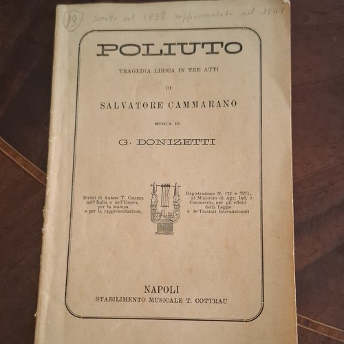 Donizetti poliuto libretto - donizetti:,