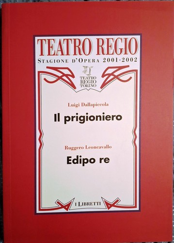Libretto opera il - libretto, d'opera