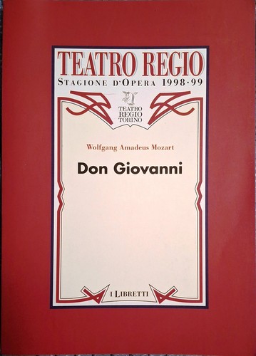 Libretto opera don - d'opera, giovanni