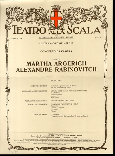 Teatro alla scala locandina - teatro,