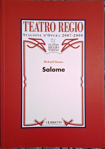 Libretto opera salome di r - ,