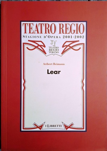 Libretto opera lear di - libretto,