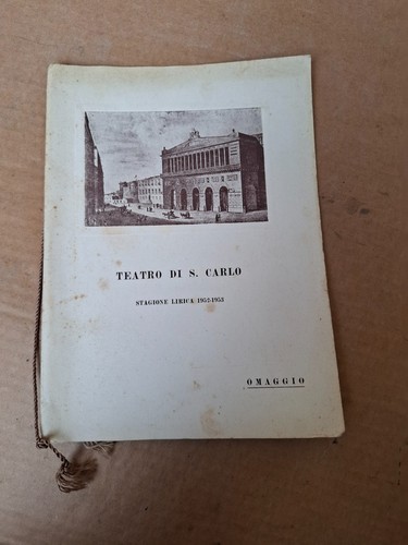 Libretto teatro san carlo - di,