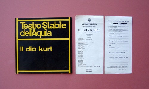 Dio kurt moravia - il, teatro