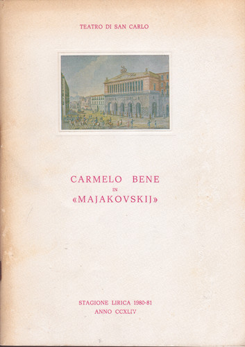 Carmelo bene - carmelo, in