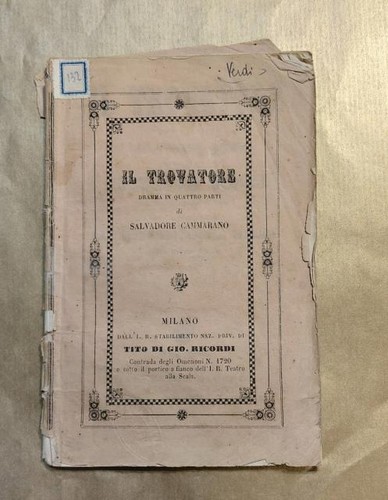 Verdi giuseppe trovatore - verdi,