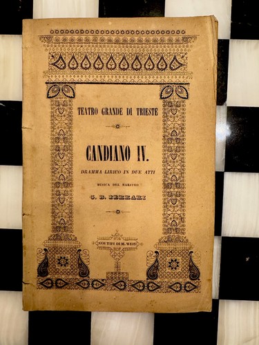 Candiano libretto dramma - candiano,