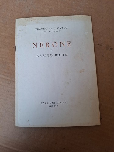 Libretto teatro san carlo - libretto,