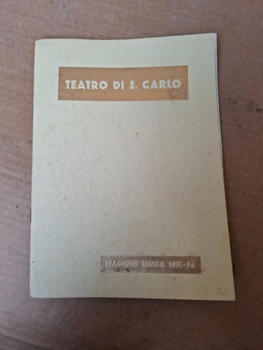 Libretto teatro san carlo - carlo,