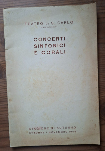 Libretto teatro san carlo - libretto,